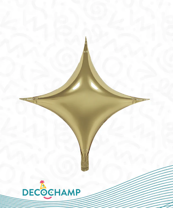 Pkg 18" DecoStar Champagne-5ct
